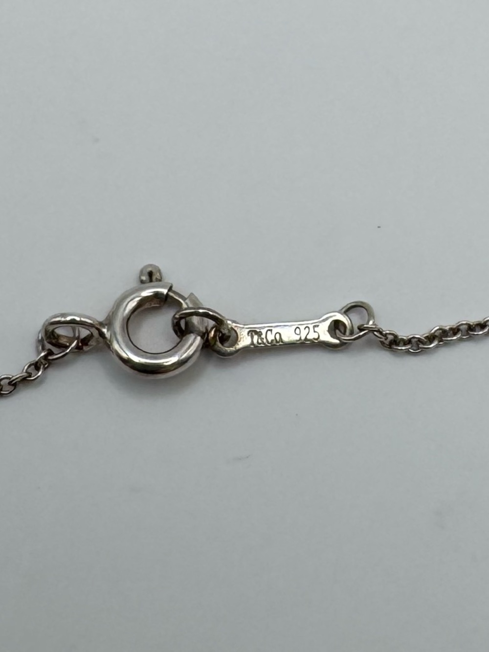 Tiffany & Co. Paloma Picasso Loving Heart Necklace Sterling Silver 925 - Picture 5 of 5